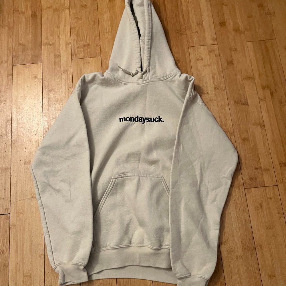 Small Mondaysuck Khaki hoodie